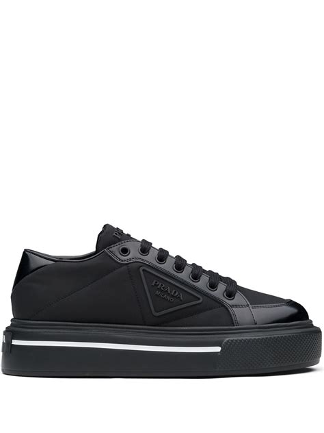 prada next light low-top sneaker black|prada low top sneakers black.